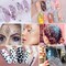 Star Glitter Confetti, 24 Boxes Holographic Sequins 3D Laser Nail Art Flakes Colorful Nail Glitter Manicure Decals Nail Decoration